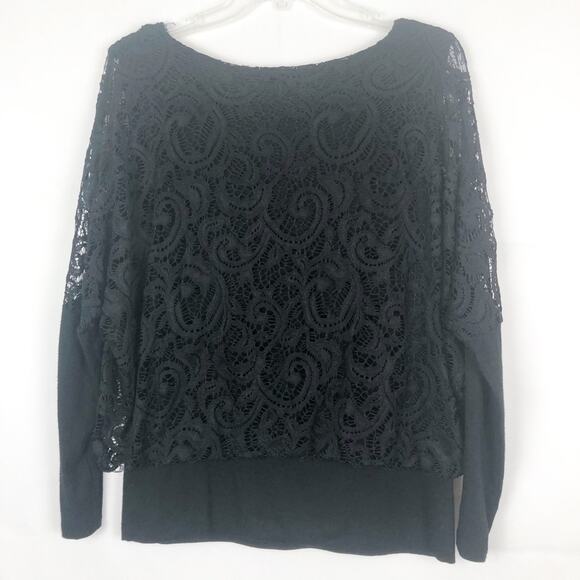 Joseph A. Sweater Womens Medium Lace Party Cocktail Evening Formal Occasionwear - Picture 6 of 9